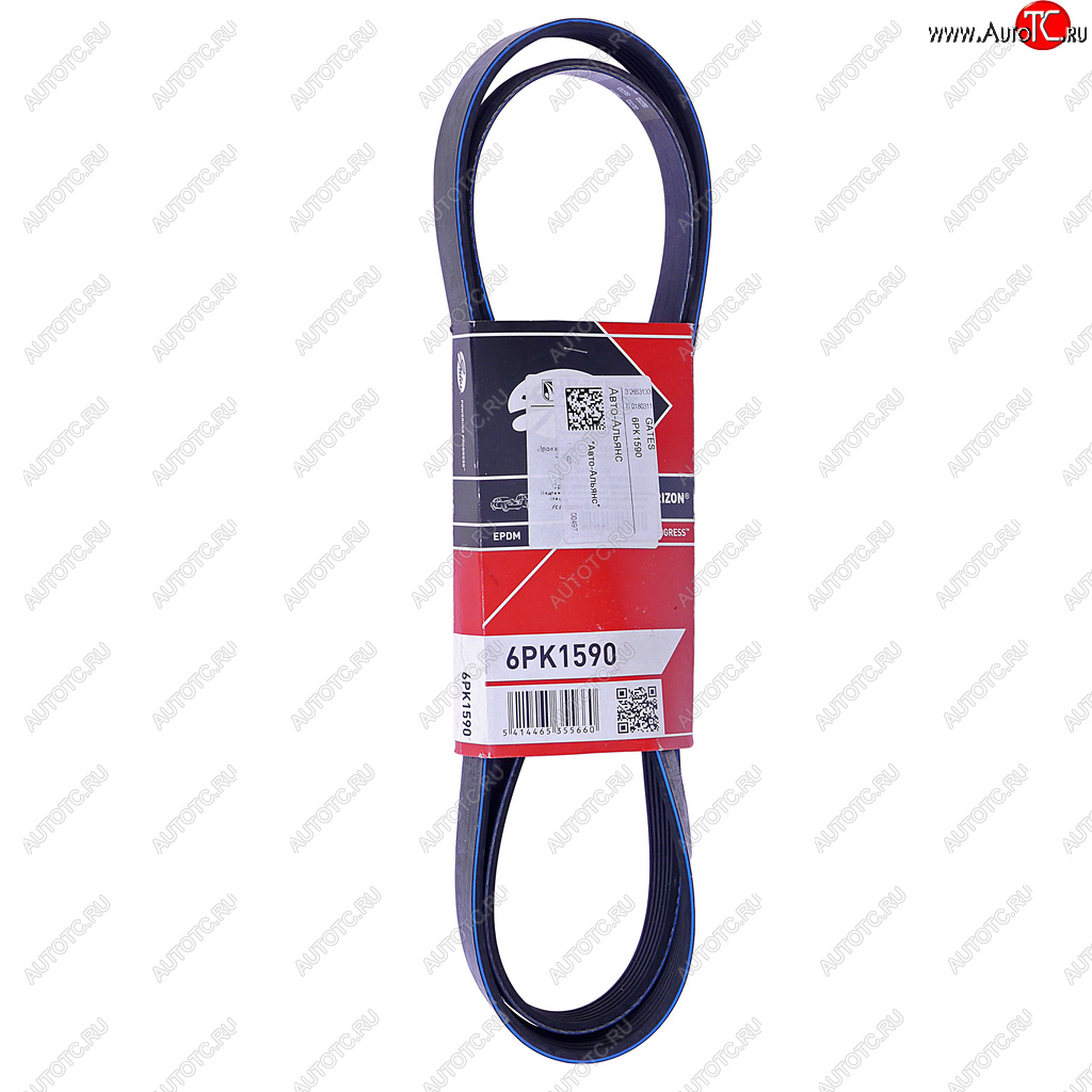1 599 р. Ремень приводной поликлиновой 6PK1590 GATES GATES 6pk1590  с доставкой в г. Майкоп