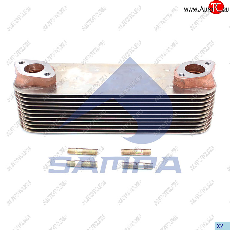 8 349 р. Радиатор масляный MAN дв.D2066 SAMPA SAMPA 025.158  с доставкой в г. Майкоп
