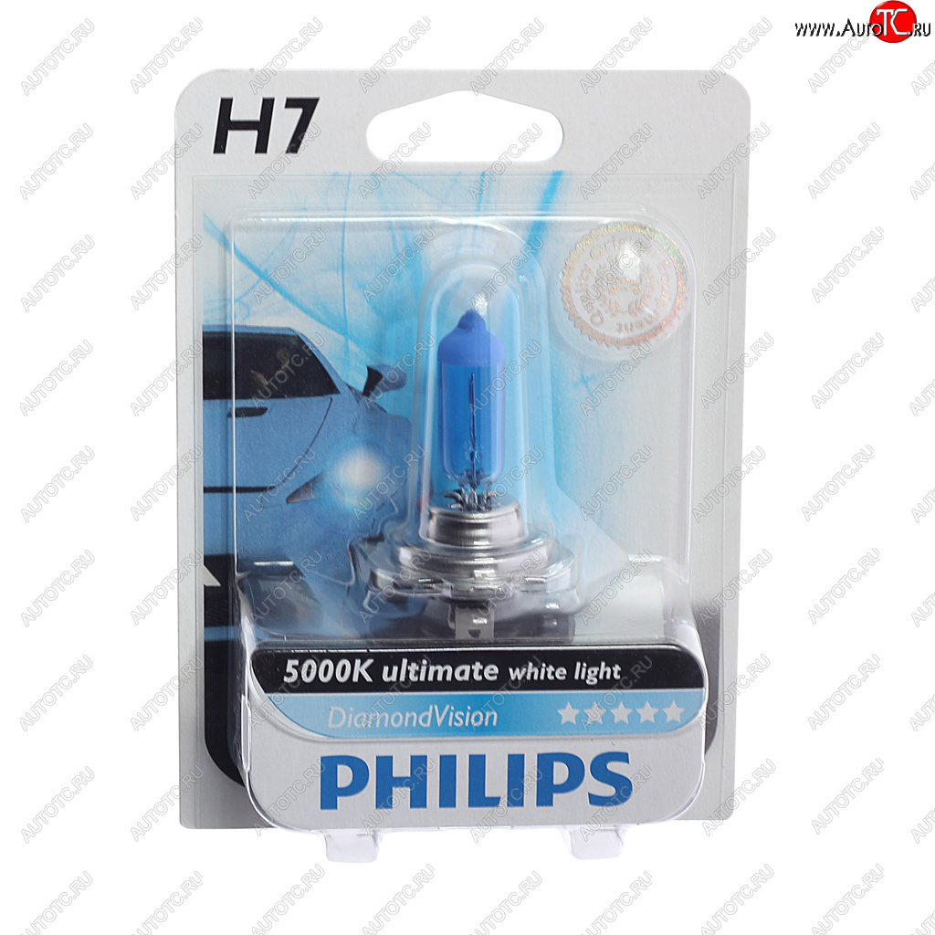 1 399 р. Лампа 12V H7 55W PX26d 5000K блистер (1шт.) Diamond Vision PHILIPS PHILIPS 12972dvb1  с доставкой в г. Майкоп