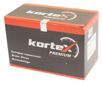 1 749 р. Колодки тормозные задние барабанные (4шт.) KORTEX Nissan Almera Classic седан B10 (2006-2013)  с доставкой в г. Майкоп. Увеличить фотографию 2