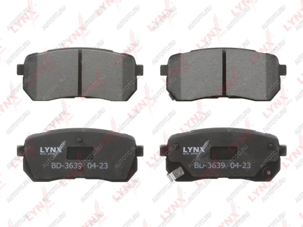 1 299 р. Колодки тормозные задние (4шт.) LYNX KIA Sorento MQ4 (2020-2022)  с доставкой в г. Майкоп
