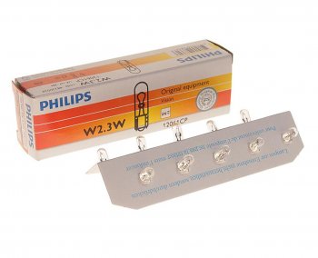 50 р. Лампа 12V W2.3W W2x4.6d PHILIPS PHILIPS 12061cp  с доставкой в г. Майкоп. Увеличить фотографию 1