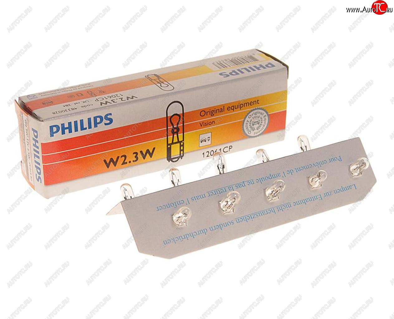 50 р. Лампа 12V W2.3W W2x4.6d PHILIPS PHILIPS 12061cp  с доставкой в г. Майкоп