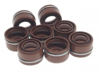 339 р. Колпачок ЯМЗ маслоотражательный комплект 8шт. Viton CAVETTO CAVETTO 236-1007262  с доставкой в г. Майкоп. Увеличить фотографию 1
