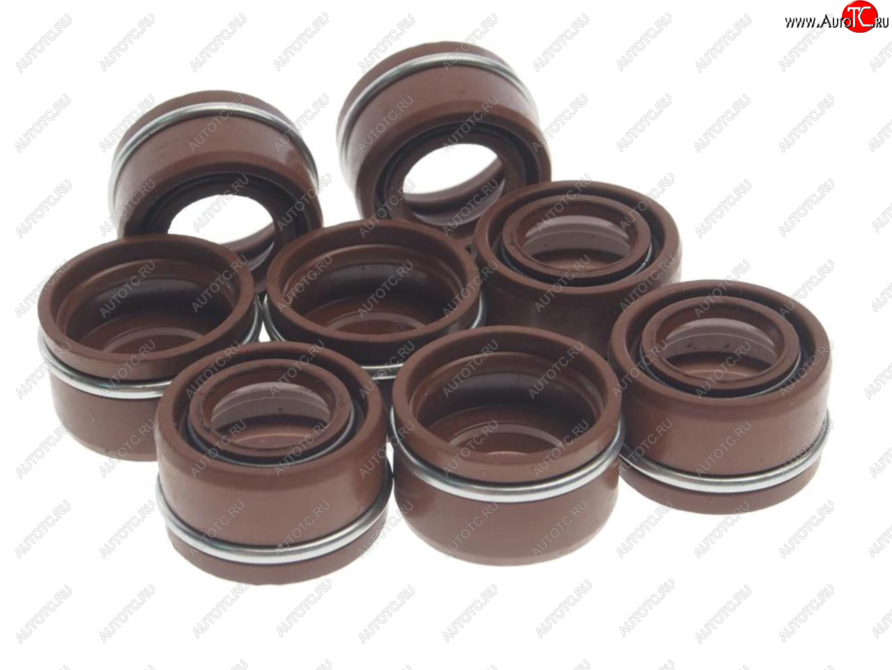 339 р. Колпачок ЯМЗ маслоотражательный комплект 8шт. Viton CAVETTO CAVETTO 236-1007262  с доставкой в г. Майкоп
