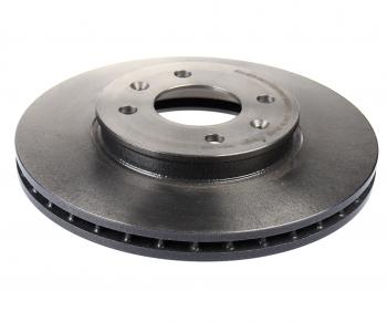 4 999 р. Диск тормозной HYUNDAI Solaris (11-) KIA Rio (11-) передний (1шт.) d=256мм BREMBO BREMBO 09.c171.11  с доставкой в г. Майкоп. Увеличить фотографию 1