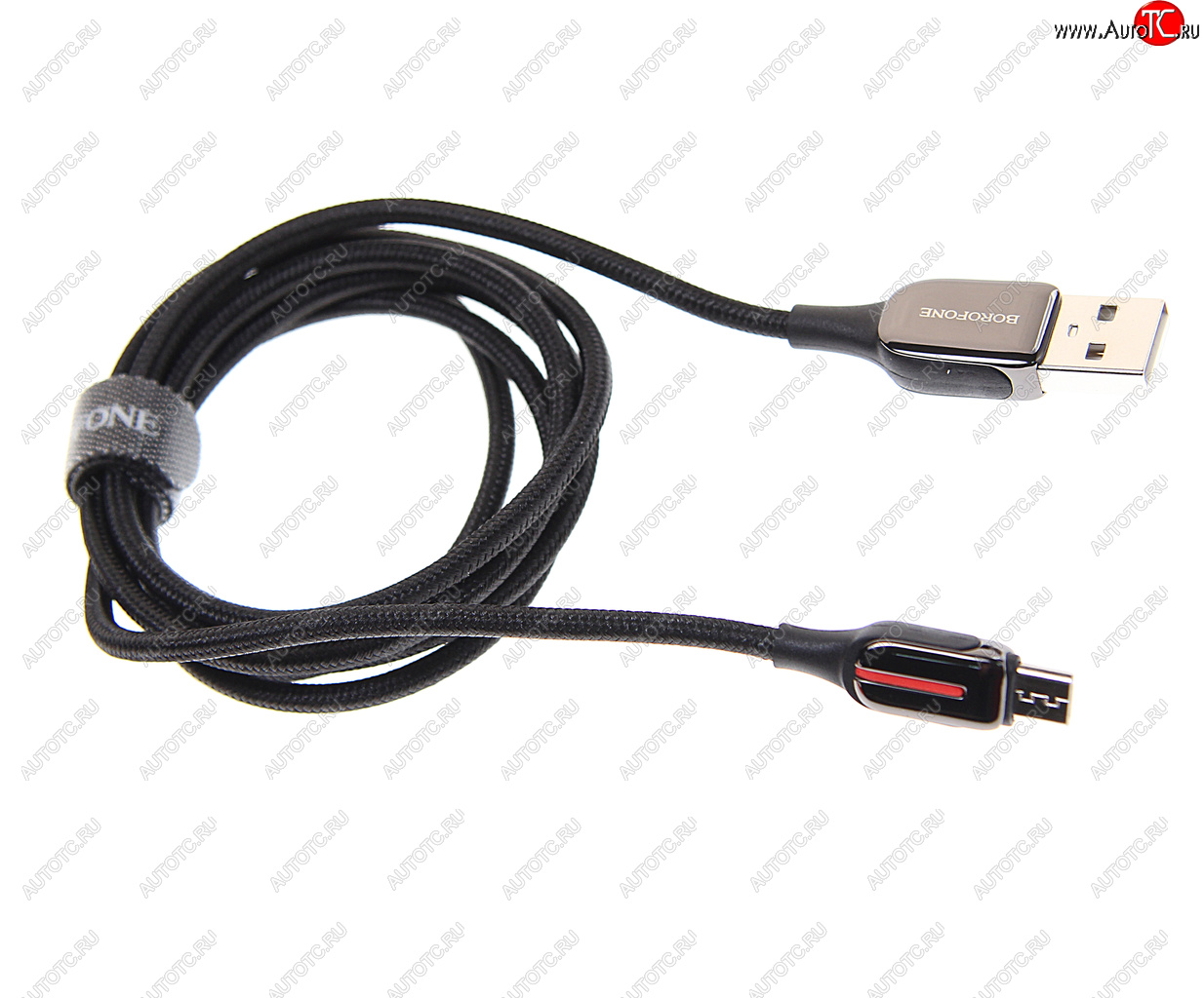 275 р. Кабель micro USB 1.2м черный BOROFONE BOROFONE bu14 black  с доставкой в г. Майкоп