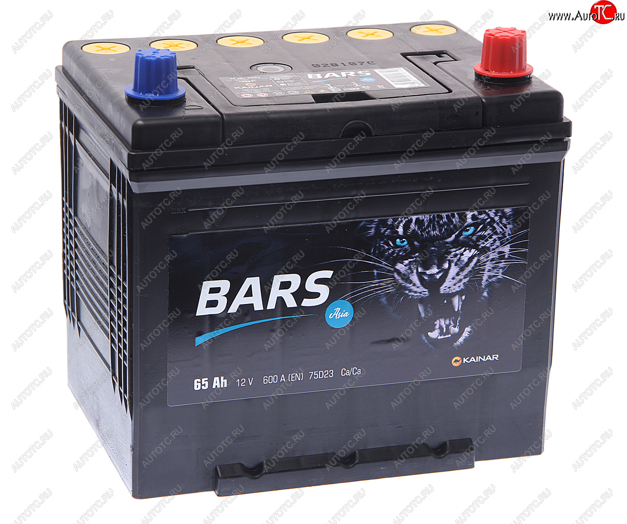 7 699 р. Аккумулятор BARS Asia 65Ач обратная полярность BARS 6ст65(0) 75d23l  с доставкой в г. Майкоп