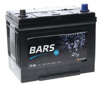 8 999 р. Аккумулятор BARS Asia 75Ач BARS 6ст75(1) 85d26r  с доставкой в г. Майкоп. Увеличить фотографию 1
