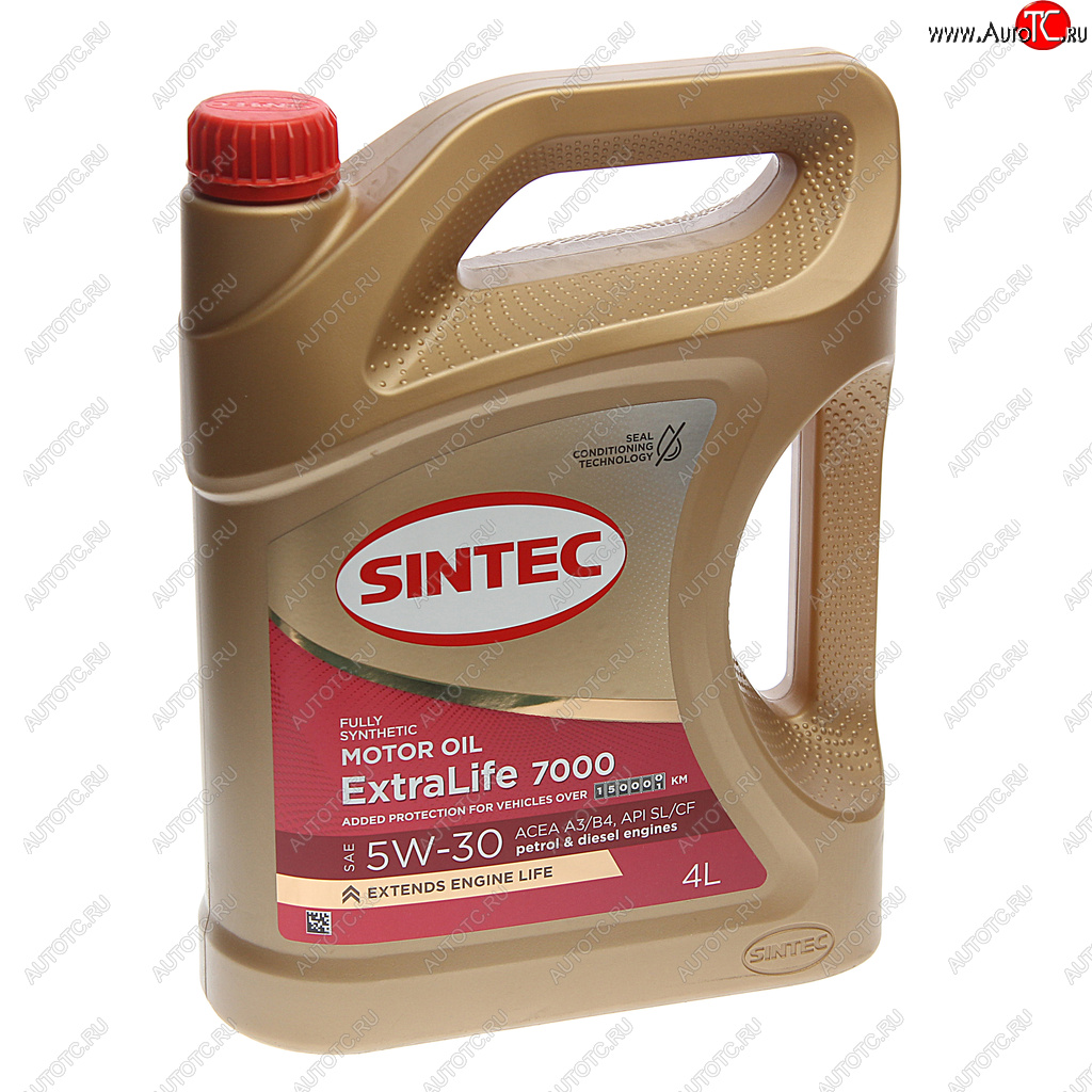 2 179 р. Масло моторное ExtraLife 7000 A3B4 5W30 синт.4л SINTEC SINTEC 600256  с доставкой в г. Майкоп