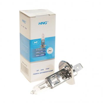 83 р. Лампа 24V H1 70W P14.5s Long Life HNG HNG 24170  с доставкой в г. Майкоп. Увеличить фотографию 1