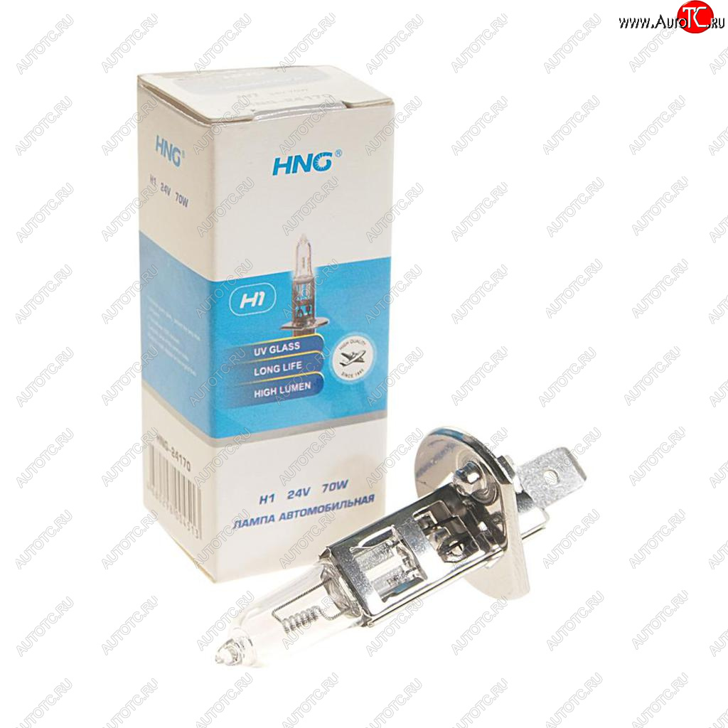 83 р. Лампа 24V H1 70W P14.5s Long Life HNG HNG 24170  с доставкой в г. Майкоп