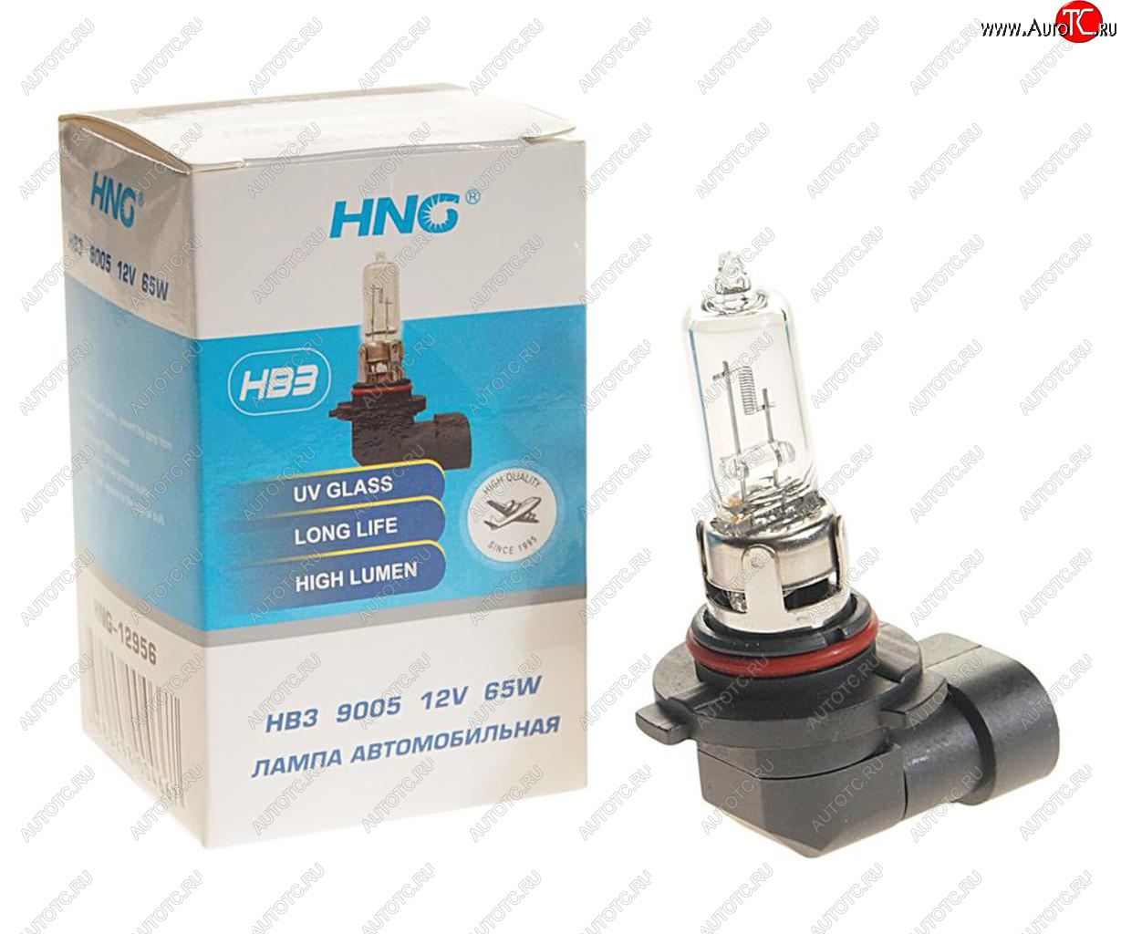 118 р. Лампа 12V HB3 65W P20d Long Life HNG HNG 12956  с доставкой в г. Майкоп