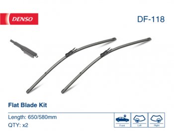 3 199 р. Щетка стеклоочистителя MERCEDES A (W169),B (W245) комплект DENSO DENSO df-118  с доставкой в г. Майкоп. Увеличить фотографию 3