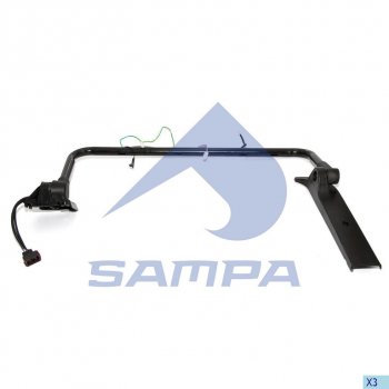 5 799 р. Кронштейн RENAULT VOLVO DAF зеркала левого SAMPA SAMPA 079.414  с доставкой в г. Майкоп. Увеличить фотографию 1