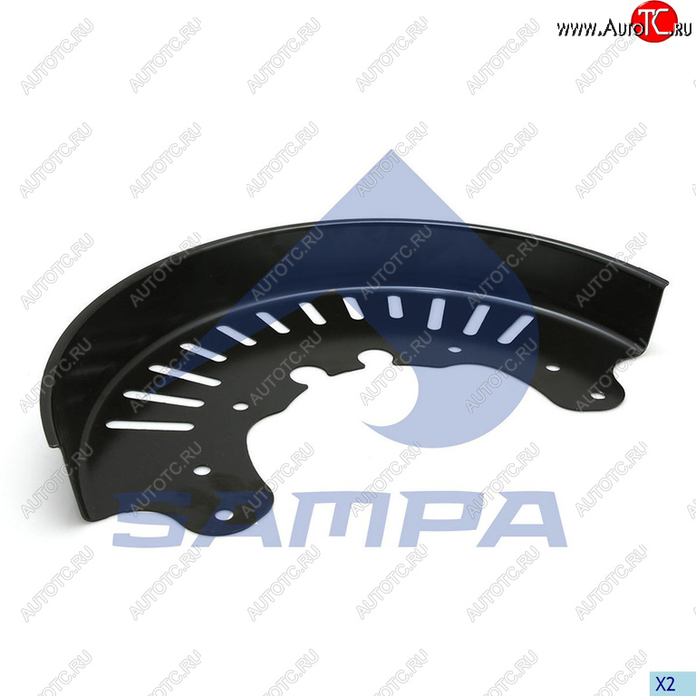1 699 р. Щиток VOLVO пылезащитный заднего тормоза SAMPA SAMPA 035.026  с доставкой в г. Майкоп