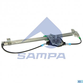 1 159 р. Стеклоподъемник MERCEDES Atego двери передней левой механический SAMPA SAMPA 204.152  с доставкой в г. Майкоп. Увеличить фотографию 1