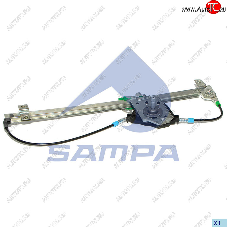 1 159 р. Стеклоподъемник MERCEDES Atego двери передней левой механический SAMPA SAMPA 204.152  с доставкой в г. Майкоп