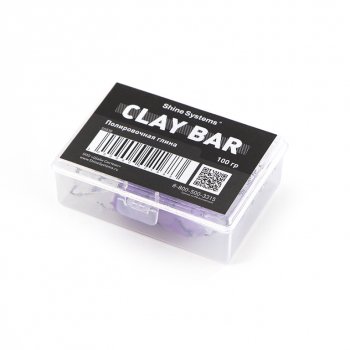 759 р. Глина полировочная 100гр Clay Bar SHINE SYSTEMS SHINE SYSTEMS ss530  с доставкой в г. Майкоп. Увеличить фотографию 2