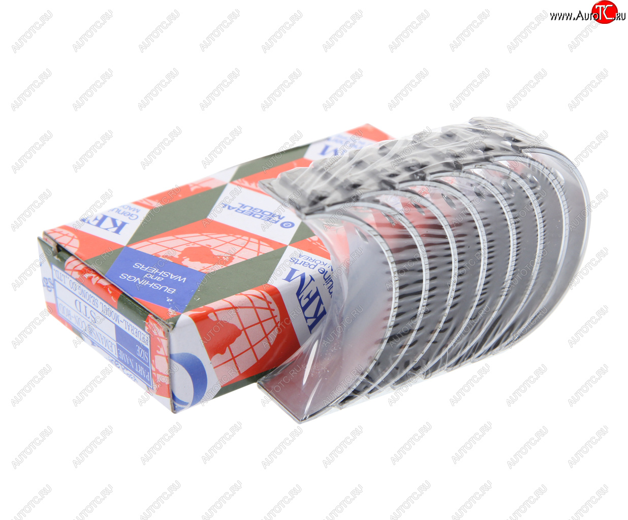 1 059 р. Вкладыши DAEWOO Nexia (95-) шатунные d+0.00 комплект (8шт.) KFM KFM 93742707  с доставкой в г. Майкоп