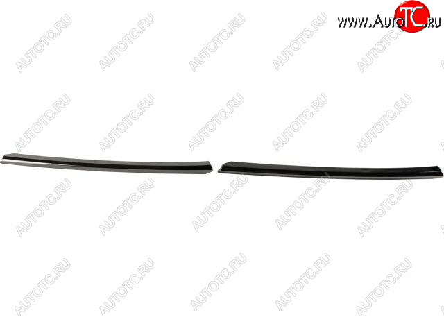 1 149 р. Молдинги решетки радиатора (пр-во Италия) BODYPARTS Renault Fluence рестайлинг (2012-2016) (хром)  с доставкой в г. Майкоп