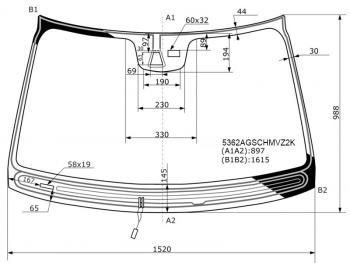 13 549 р. Стекло лобовое (Обогрев щеток Камера Датчик дождя Молдинг) Mercedes-Benz S-Class 09-13 FUYAO 5362AGSCHMVZ2K  с доставкой в г. Майкоп. Увеличить фотографию 1