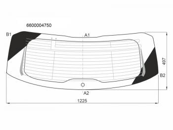 11 999 р. Стекло заднее (Цвет зеленый Обогрев Антенна) Geely Coolray 18-  Belgee X50 23- FUYAO 6600004750  с доставкой в г. Майкоп. Увеличить фотографию 1