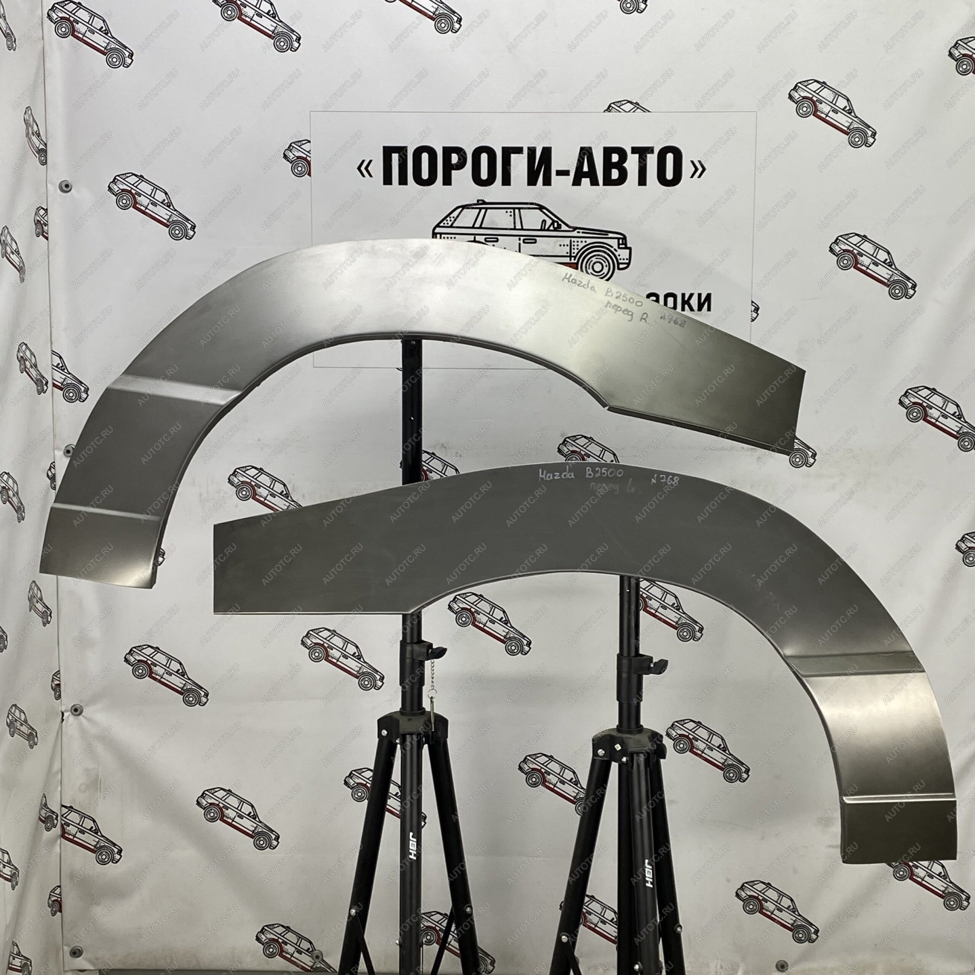 2 199 р. Ремонтные арки задних крыльев (Правая арка) Пороги-Авто Mazda B-Series (1998-2007) (холоднокатаная сталь 0,8мм)  с доставкой в г. Майкоп