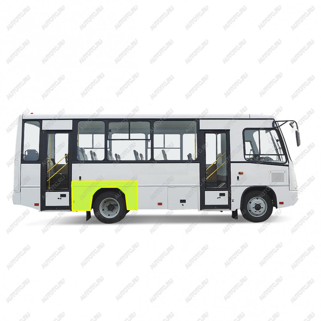 3 899 р. Ремонтные арки задних крыльев (Правая арка) Пороги-Авто ПАЗ 3204 дорестайлинг (2006-2011) (холоднокатаная сталь 0,8мм)  с доставкой в г. Майкоп