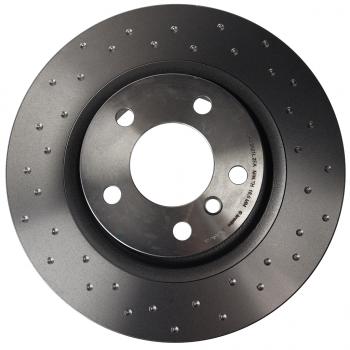 9 749 р. Диск тормозной BMW X3 (F25),X4 (F26) задний (перфорированный) (1шт.) BREMBO BREMBO 09b5691x  с доставкой в г. Майкоп. Увеличить фотографию 3