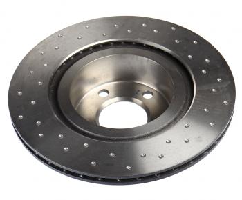 9 749 р. Диск тормозной BMW X3 (F25),X4 (F26) задний (перфорированный) (1шт.) BREMBO BREMBO 09b5691x  с доставкой в г. Майкоп. Увеличить фотографию 2