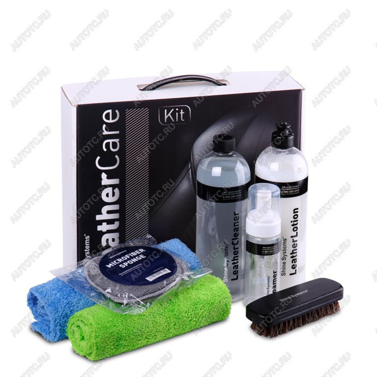 1 969 р. Набор для чистки кожи LeatherCare Kit SHINE SYSTEMS SHINE SYSTEMS ss809  с доставкой в г. Майкоп
