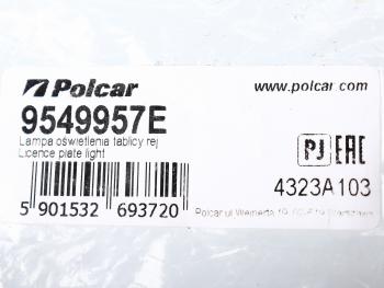 719 р. Фонарь освещения знака номерного SKODA Superb (02-) POLCAR POLCAR 9549957e  с доставкой в г. Майкоп. Увеличить фотографию 4