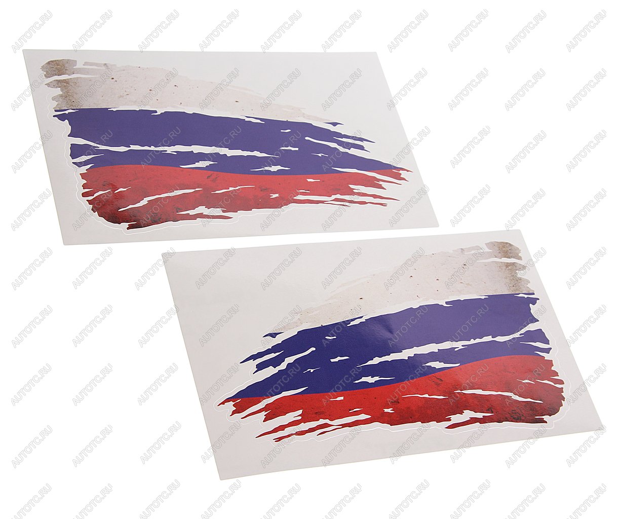 172 р. Наклейка виниловая Брызги RUSSIA-флаг 14х25см полноцветная (2шт.) AUTOSTICKERS AUTOSTICKERS 08907  с доставкой в г. Майкоп