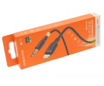 319 р. Переходник USB Type C на jack 3.5 BOROFONE BOROFONE bl18 черный  с доставкой в г. Майкоп. Увеличить фотографию 2