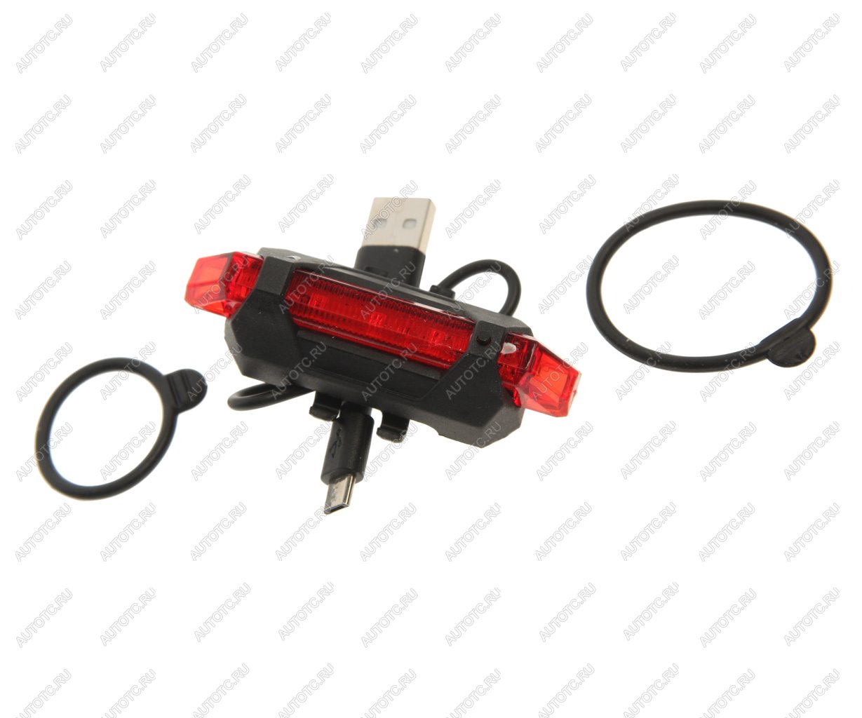 439 р. Фонарь велосипедный задний USB кабель с аккумулятором 2 функции Led RAPIDO RAPIDO dc-918  с доставкой в г. Майкоп