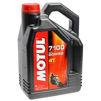 6 599 р. Масло моторное 7100 4T 20W50 синт.4л MOTUL MOTUL 104104  с доставкой в г. Майкоп. Увеличить фотографию 1