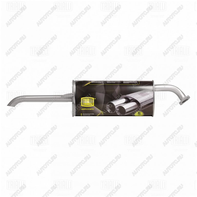 3 679 р. Глушитель HYUNDAI Solaris (10-) KIA Rio (11-) TRIALLI TRIALLI emm0808  с доставкой в г. Майкоп