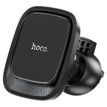439 р. Держатель телефона на дефлектор магнитный черный HOCO HOCO ca115 black metal gray  с доставкой в г. Майкоп. Увеличить фотографию 1