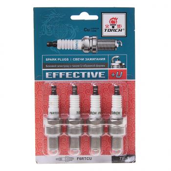 389 р. Свеча зажигания ВАЗ-2108 (блистер) комплект EFFECTIVE TORCH TORCH te-3 f6rtcu  с доставкой в г. Майкоп. Увеличить фотографию 1