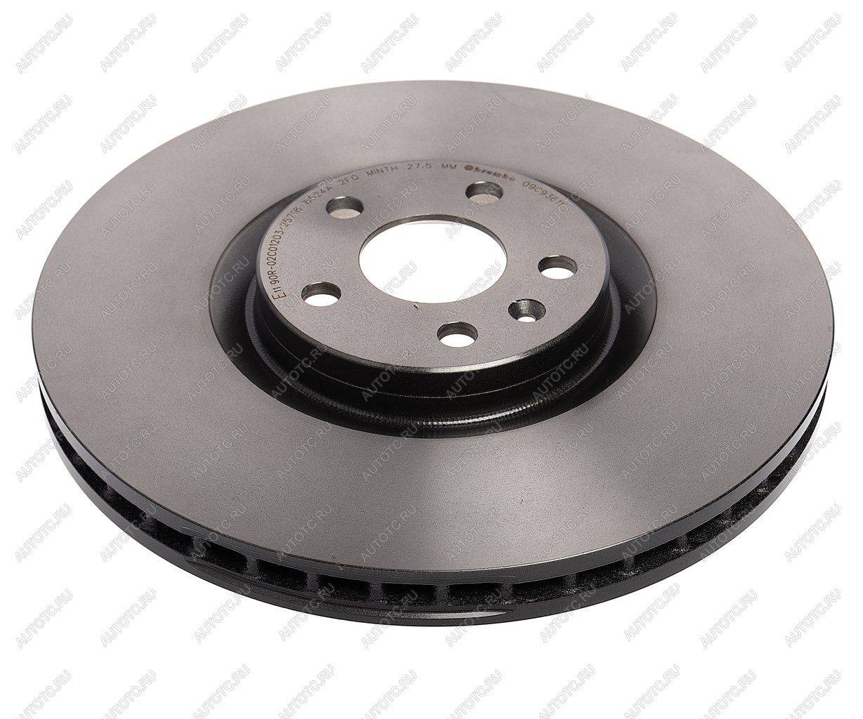 10 499 р. Диск тормозной VOLVO XC90 (15-) передний (1шт.) BREMBO BREMBO 09c93611  с доставкой в г. Майкоп