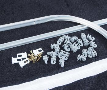 2 489 р. Шторка автомобильная для лобового стекла 160х105см ГАЗель Next барашек черная комплект ВИТА ТРАК ВИТА ТРАК шторка next черн.  с доставкой в г. Майкоп. Увеличить фотографию 2