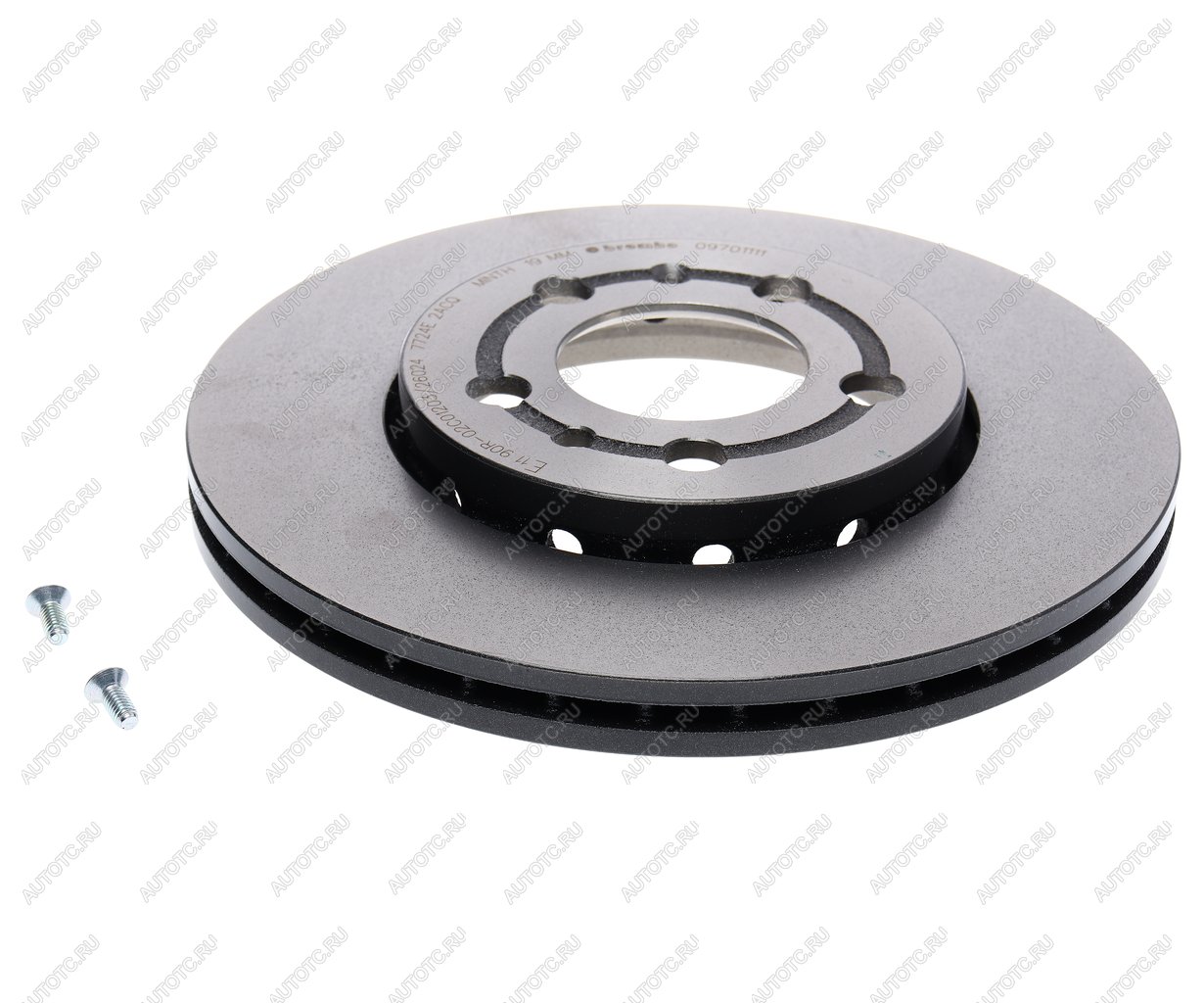 4 289 р. Диск тормозной VW Golf 4,5 AUDI A2,A3 SKODA Fabia,Octavia передний (1шт.) BREMBO BREMBO 09.7011.11  с доставкой в г. Майкоп