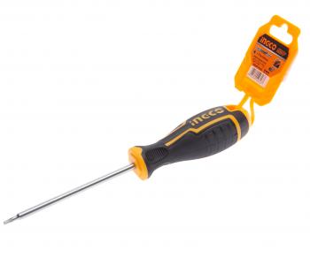 117 р. Отвертка TORX T10х100мм INGCO INGCO hsdst10100  с доставкой в г. Майкоп. Увеличить фотографию 1