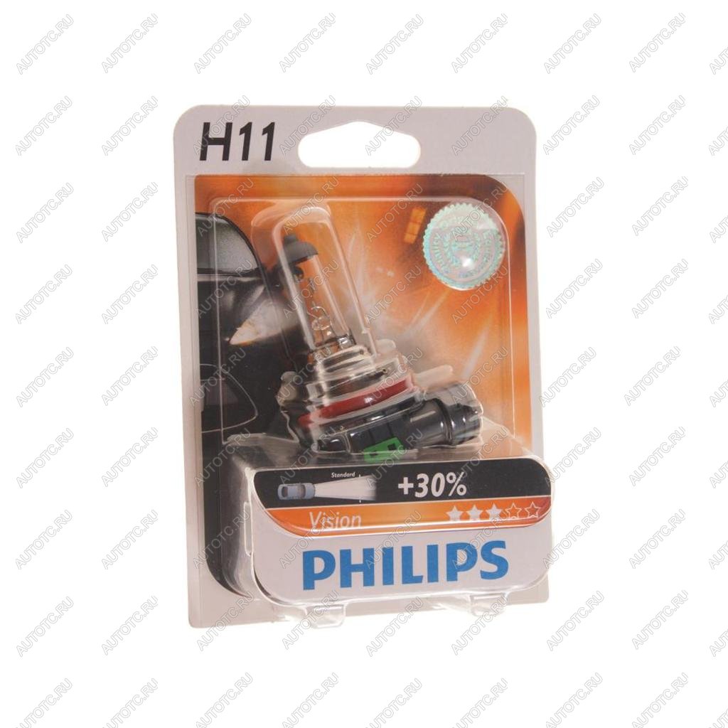 1 179 р. Лампа 12V H11 55W PGJ19-2 PHILIPS PHILIPS 12362prb1  с доставкой в г. Майкоп