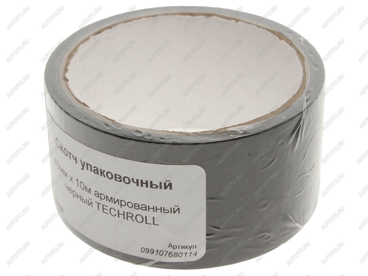 84 р. Скотч упаковочный 48ммх10м армированный черный TECHROLL TECHROLL 099107680114  с доставкой в г. Майкоп
