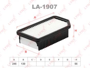 579 р. Фильтр воздушный KIA Soul (09-) LYNX LYNX la1907  с доставкой в г. Майкоп. Увеличить фотографию 1