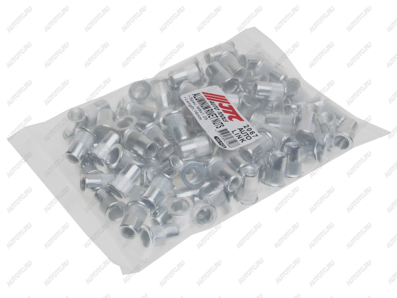 3 199 р. Заклепка резьбовая M8х1.25мм алюминиевая 100шт. JTC JTC TOOLS CO., LTD jtc-2067  с доставкой в г. Майкоп