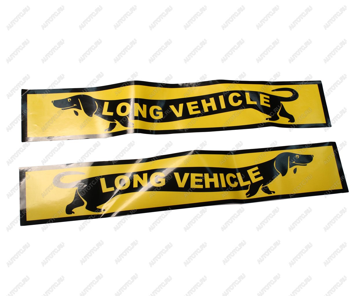 459 р. Наклейка-знак виниловая вырезанная Long Vehicle такса 17х100см полноцветная AUTOSTICKERS AUTOSTICKERS 00388  с доставкой в г. Майкоп
