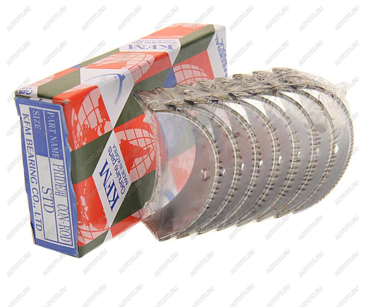 1 869 р. Вкладыши KIA Spectra,Sephia (97-) (1.5) (DOHC) шатунные d+0.00 комплект (8шт.) KFM KFM kk1y0-11se0  с доставкой в г. Майкоп